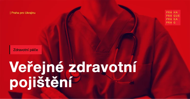 Zdravotník s fonendoskopem v červeném obleku